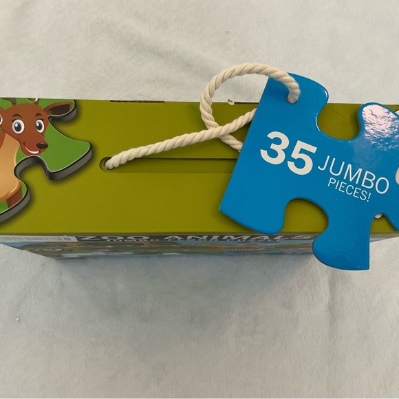 ZOO ANIMALS jumbo floor puzzle (35 pieces) - Picture 6 of 7